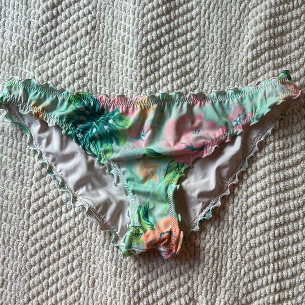 PINK Victoria's Secret Floral Bikini Bottom
